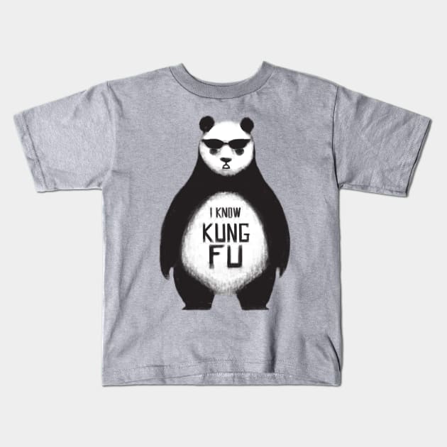 I Know Kung-Fu Kids T-Shirt by RusMRush